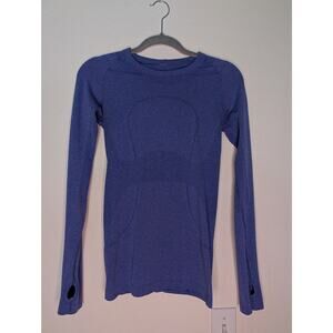 Lululemon Swiftly Tech Longsleeve 2 Purple Heathered Shirt 4